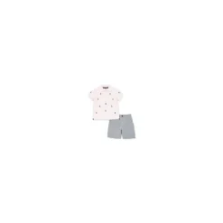Little Me - Conjunto de Shorts Polo Anchor, Azul