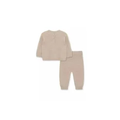 Little Me - Conjunto de suéter de urso, castanho