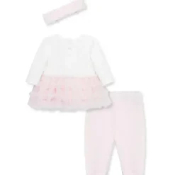 Little Me - Conjunto de tutu e bandana de bailarina para bebê, rosa