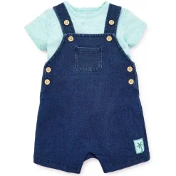 Little Me - Conjunto Shortall Ilha, Azul