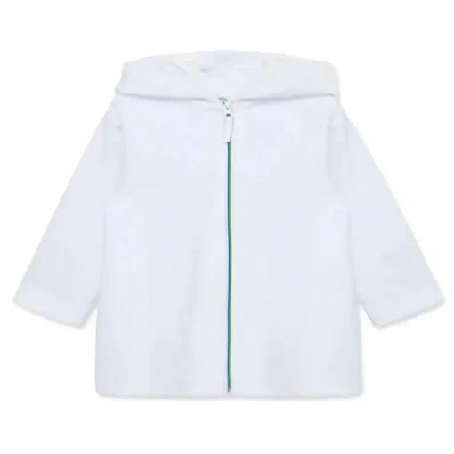 Little Me - Dino Robe Coverup, White
