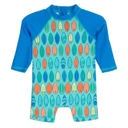 Little Me - Fato Rashguard de Manga Longa para Baby Boy Surf