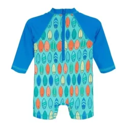 Little Me - Fato Rashguard de Manga Longa para Baby Boy Surf