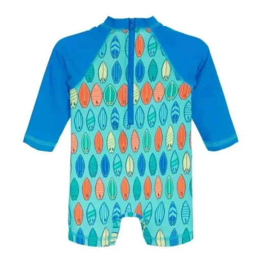 Little Me - Fato Rashguard de Manga Longa para Baby Boy Surf