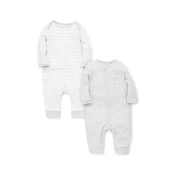 Little Me - Macacão Girafa 2 Pack, Cinza