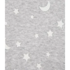 Little Me - Moon &amp; Stars Footie, cinza