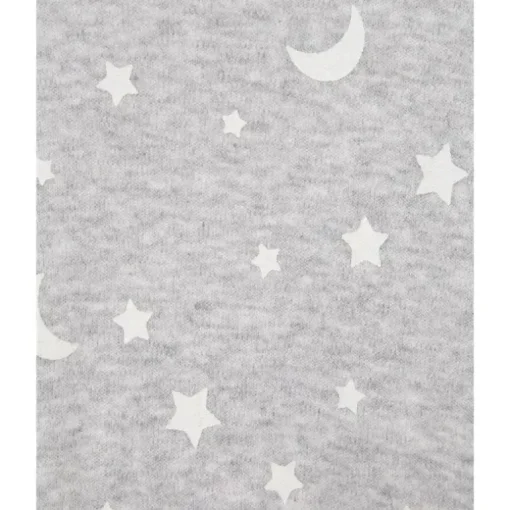 Little Me - Moon &amp; Stars Footie, cinza
