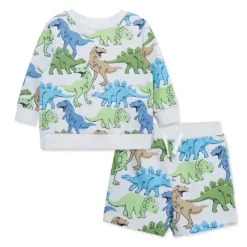 Little Me - 2Pk Baby Boy Dino Active Set