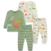 Little Me - 4Pk Baby Boy Dino Pijama Verde