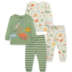 Little Me - 4Pk Baby Boy Dino Pijama Verde
