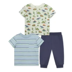 Little Me - 3Pk Baby Boy Dino Play Set
