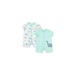 Little Me - 2Pk Baby Boy Dinos Macacão