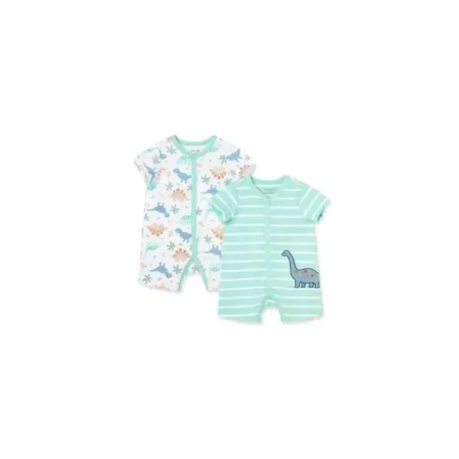 Little Me - 2Pk Baby Boy Dinos Macacão