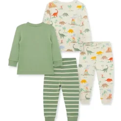 Little Me - 4Pk Baby Boy Dino Pijama Verde