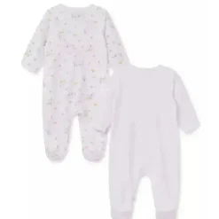 Little Me - 2Pk Baby Boys Lucky Pups Footies
