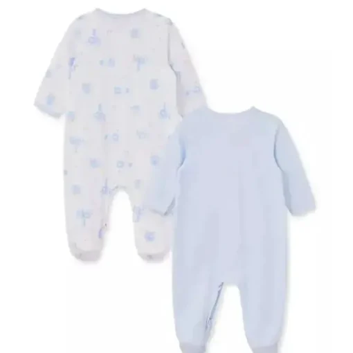 Little Me - 2Pk Baby Boys Magic Safari Footies