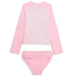 Little Me - 2Pk Baby Girl Flamingo Manga Longa Rashguard Rosa