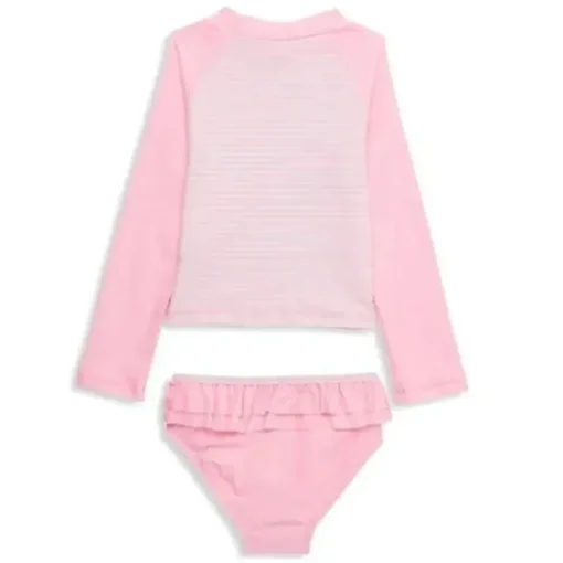 Little Me - 2Pk Baby Girl Flamingo Manga Longa Rashguard Rosa