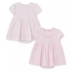 Little Me - 2Pk Baby Girl Sweet Posy Bodysuit Dress