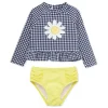 Little Me - 2Pk Baby Girls Gingham Rashguard Swim Set
