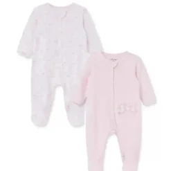 Little Me - 2Pk Baby Girls Bunny Fun Footies