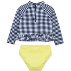 Little Me - 2Pk Baby Girls Gingham Rashguard Swim Set