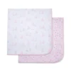 Little Me - 2Pk Cuddly Receiving Blankets