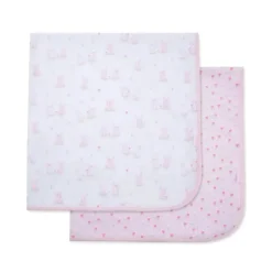 Little Me - 2Pk Cuddly Receiving Blankets