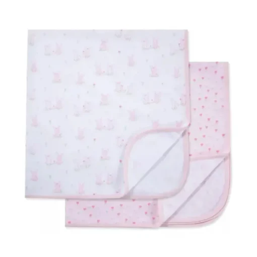 Little Me - 2Pk Cuddly Receiving Blankets