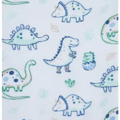 Little Me - 2Pk Dino Baby Romper Blue