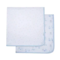 Little Me - 2Pk Snuggly Receiving Blankets