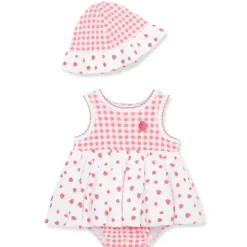 Little Me - Popover e chapéu de morangos para bebê