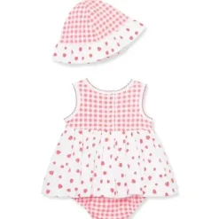 Little Me - Popover e chapéu de morangos para bebê