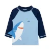 Little Me - Shark Long Sleeve Rashguard, Blue