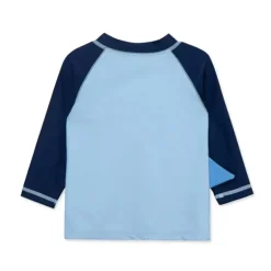 Little Me - Shark Long Sleeve Rashguard, Blue