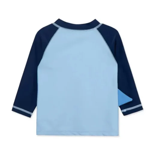 Little Me - Shark Long Sleeve Rashguard, Blue