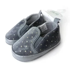 Little Me - Slip Ons Marinho com Pontos Dourados