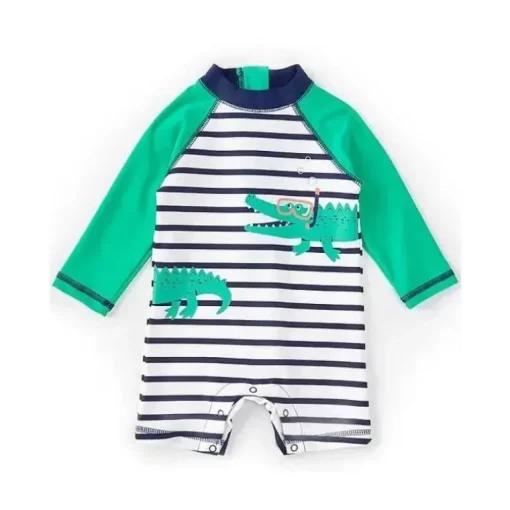 Little Me - Terno Rashguard de manga comprida Gator