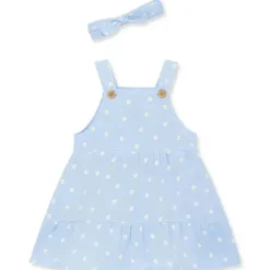 Little Me - Vestido e tiara de gaze para bebê menina Daisy