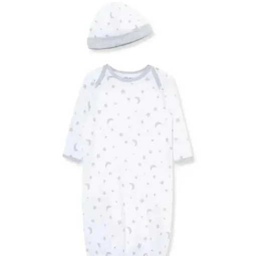 Little Me - Vestido Moon&amp;Stars, Cinza
