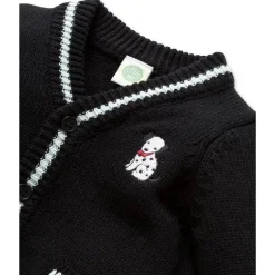Little Me Signature Luxury Collection Baby Boys Puppy Cardigan Set 3 peças, suéter, calça e gravata borboleta, azul marinho/claro