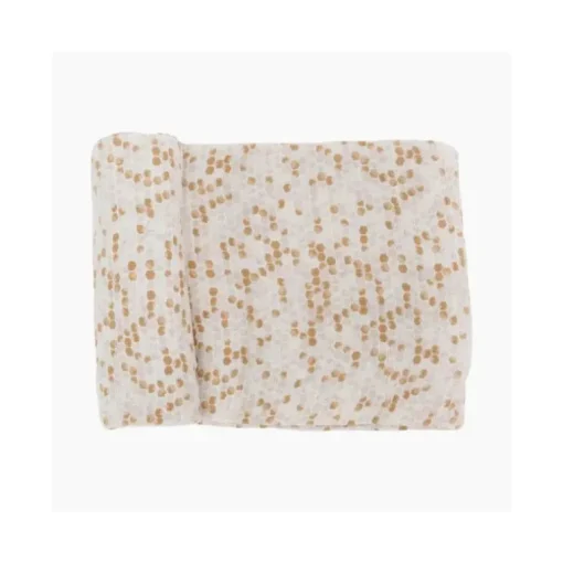 Little Unicorn - Swaddle de musselina de algodão simples, favo de mel
