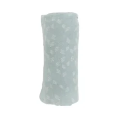 Little Unicorn - Swaddle de musselina de algodão simples, campo enevoado