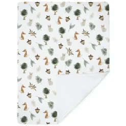Living Textiles - Cobertor Jersey Sherpa - Forest Retreat