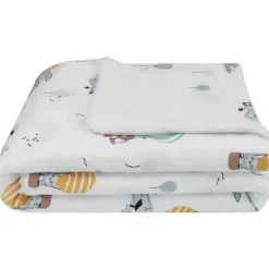 Living Textiles – Cobertor Jersey Sherpa, tecido premium fofo e aconchegante, para cima e para cima