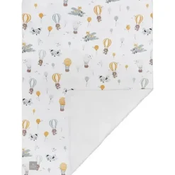 Living Textiles – Cobertor Jersey Sherpa, tecido premium fofo e aconchegante, para cima e para cima