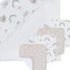 Living Textiles - Conjunto de presente para banho Rainbow Sloth 5Pk