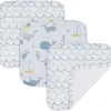 Living Textiles - Panos de lavagem de musselina Whale Of A Time 3Pk