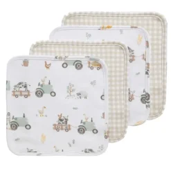 Living Textiles - 5Pc Bath Gift Set, Tractor Ride