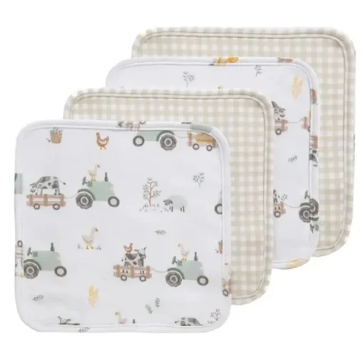 Living Textiles - 5Pc Bath Gift Set, Tractor Ride